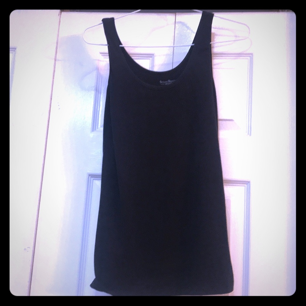 Black tank top